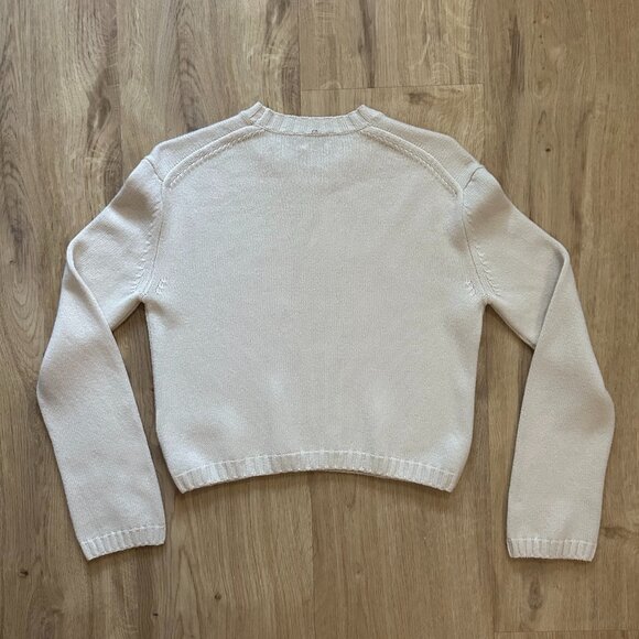 LESET crop sweater in ivory - XS - Picture 3 of 6